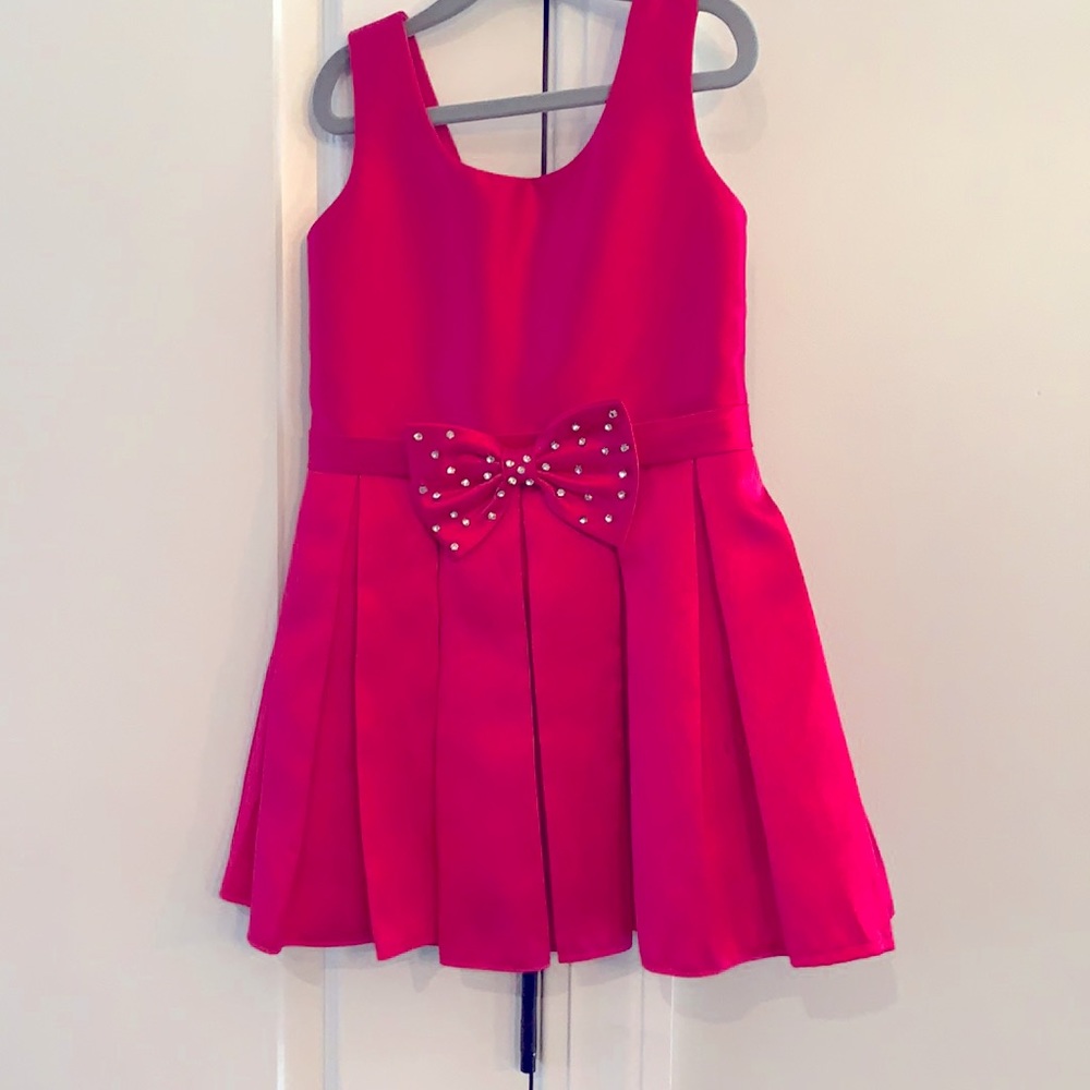 Hot pink dress
